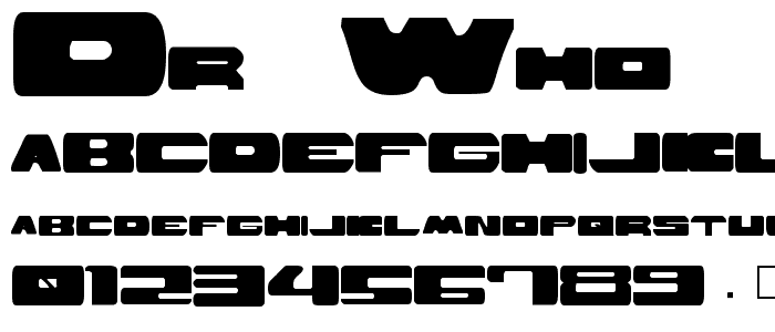 Dr_ Who font